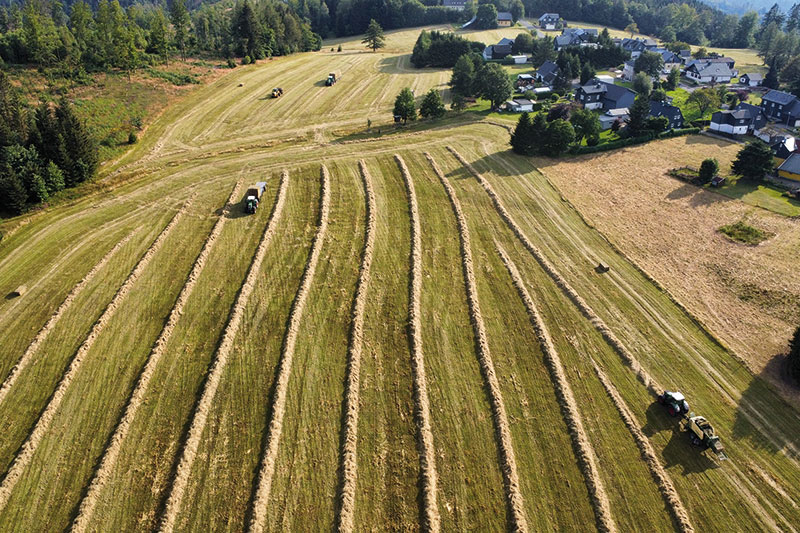 Luftaufnahme Schmiedefelder Alm GmbH